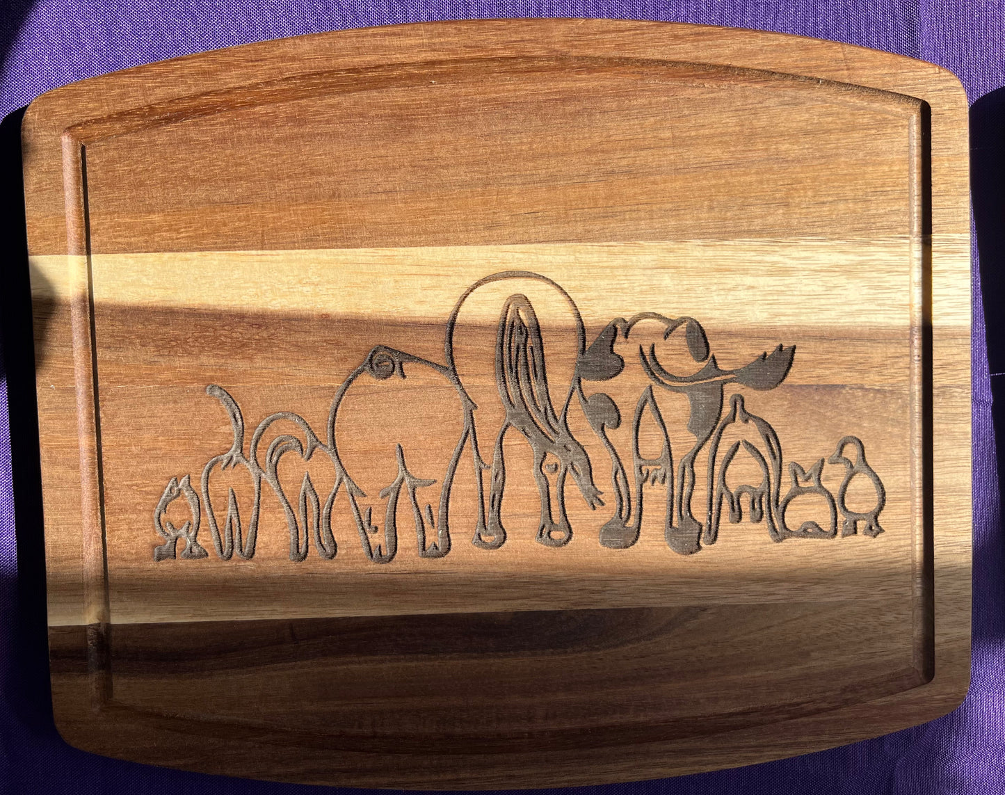 Animal Butt cutting board