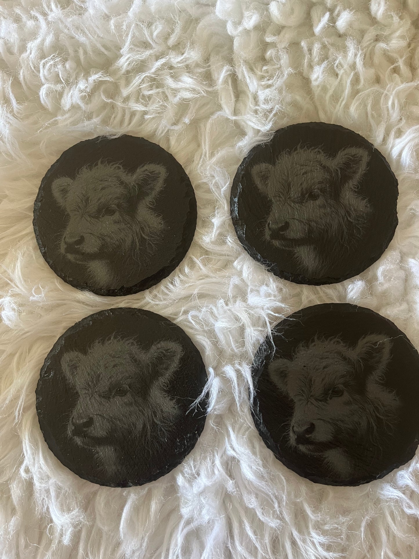 Calf Slate Coaster