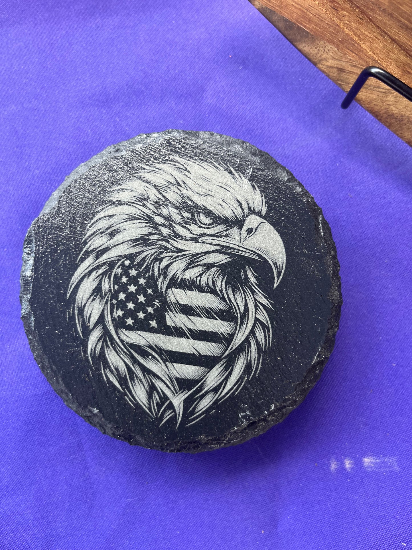 Eagle Slate Coasters 4