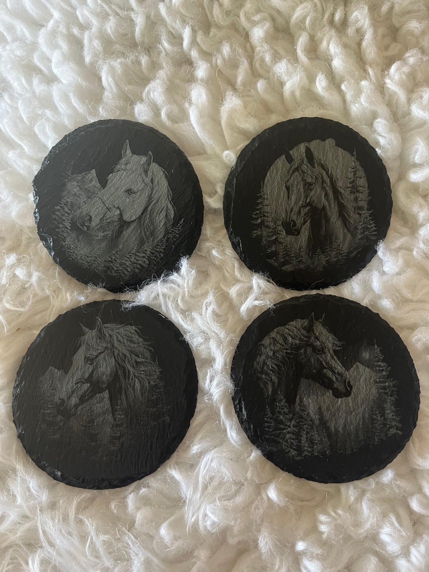 Horse slate Coasters